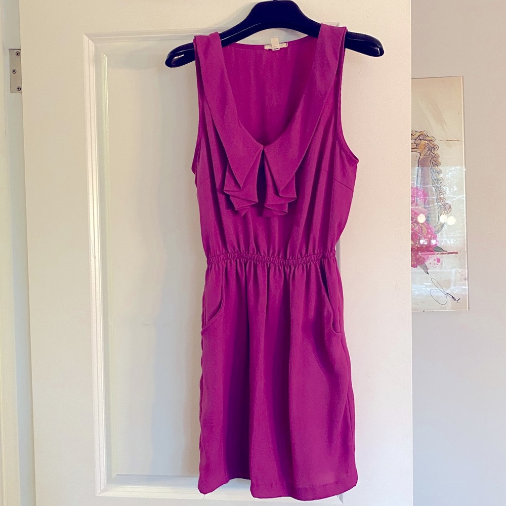 Silence + Noise Urban Outfitters Magenta SunDress